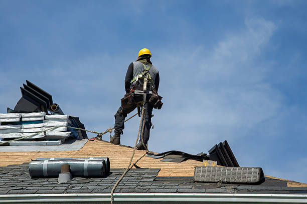 Professional Roofing technician working in Homestead, PA